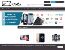 Tablet Screenshot of icox.fr